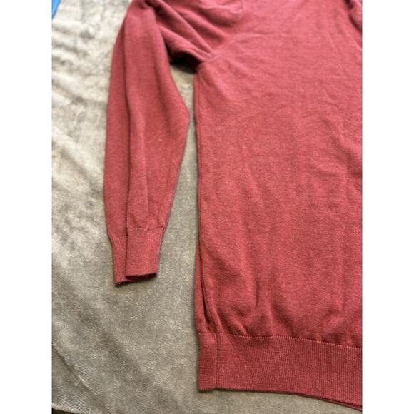 Southern Point‎ Co Sweater Mens size XL Hayward Pullover 1/4 Zip Golf Red preppy - Picture 2 of 6